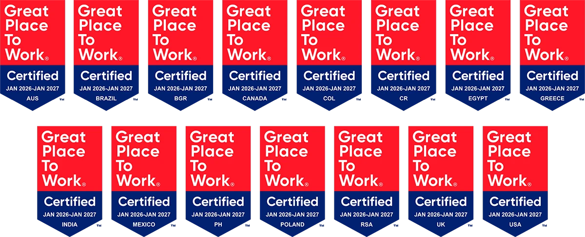 TTEC is a certified Great Place to Work in Australia, Brazil, Bulgaria, Canada, Colombia, Costa Rica, Egypt, Greece, India Mexico, Philippines, Poland, South Africa, United Kingdom, and the United States.
