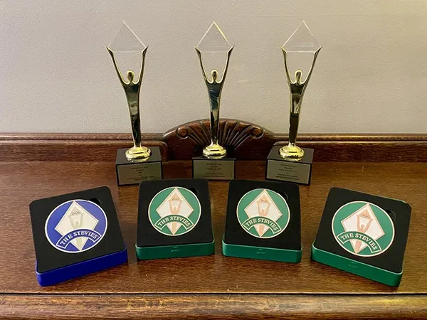 Seven Stevie Awards